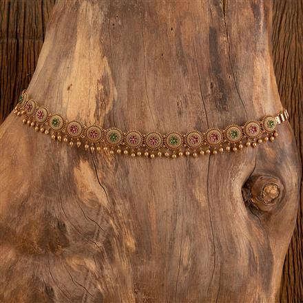 Antique South Indian Belt With Matte Gold Plating