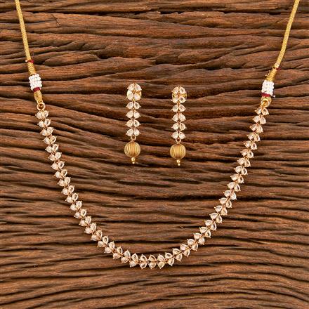 Antique Delicate Necklace With Gold Plating