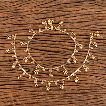 Antique Ghungru Payal With Gold Plating