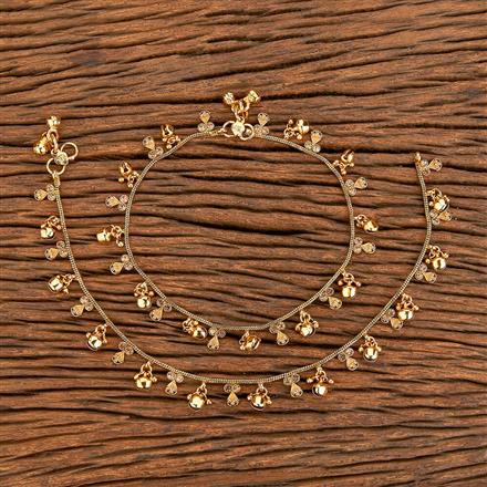 Antique Delicate Payal With Gold Plating