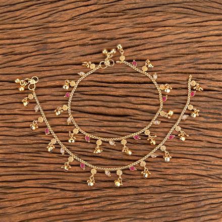 Antique Ghungru Payal With Gold Plating