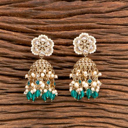Antique Classic Earring with Mehndi Plating