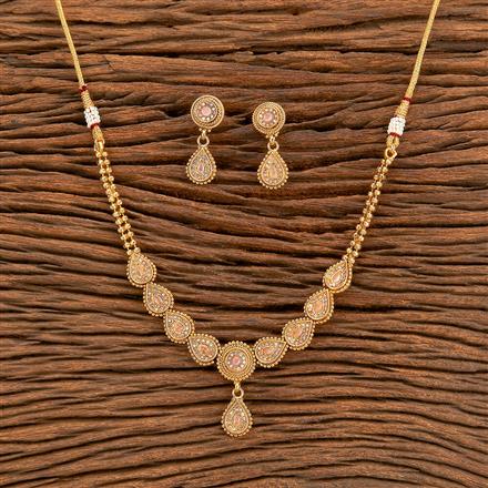 Antique Delicate Necklace With Gold Plating