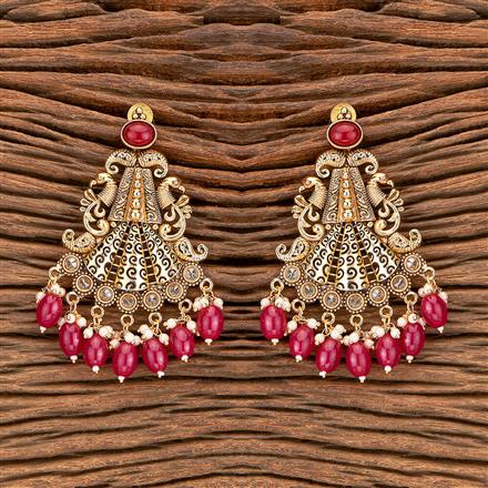 Antique Moti Earring With Gold Plating