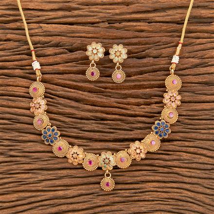 Antique Classic Necklace With Gold Plating