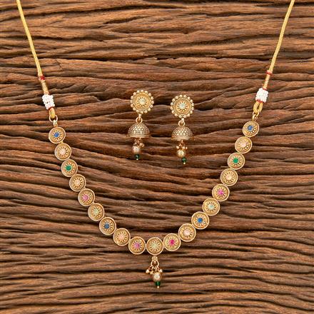 Antique Delicate Necklace With Gold Plating