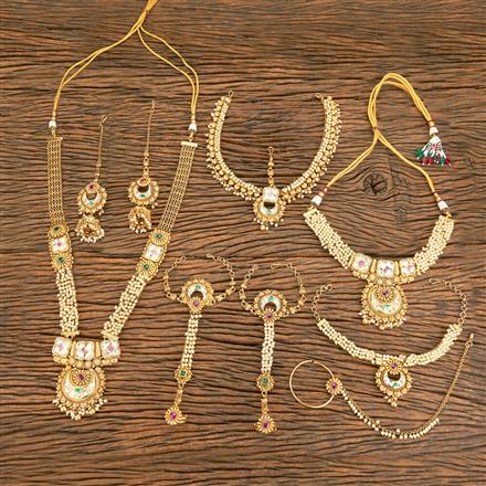 Antique Classic Bridal Sets With Gold Plating