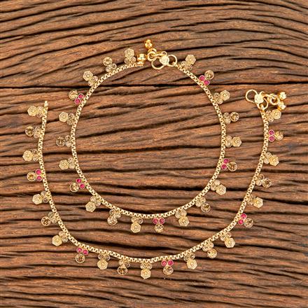 Antique Delicate Payal With Gold Plating