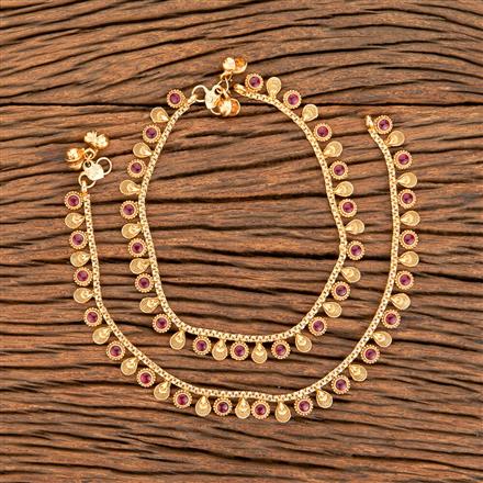 Antique Delicate Payal With Gold Plating