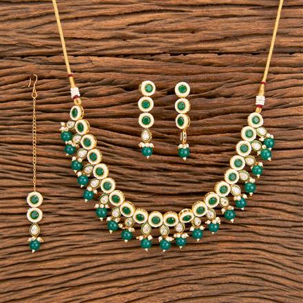 Antique Meenakari Necklace With Gold Plating