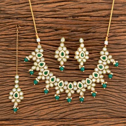 Antique Pearl Necklace With Gold Plating