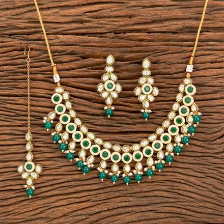 Antique Meenakari Necklace With Gold Plating