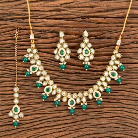 Antique Pearl Necklace With Gold Plating