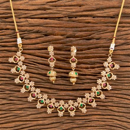 Antique Classic Necklace With Gold Plating