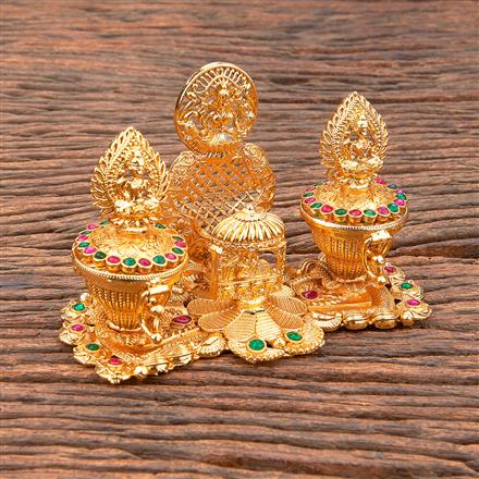 Antique Classic Sindoor Box With Gold Plating