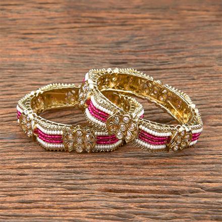 Antique Classic Bangles With Mehndi Plating