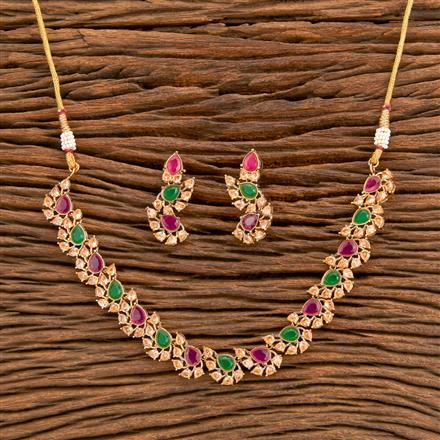 Antique Delicate Necklace With Gold Plating