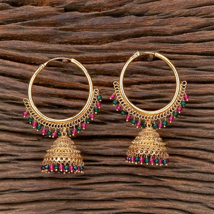 Antique Jhumki With Gold Plating