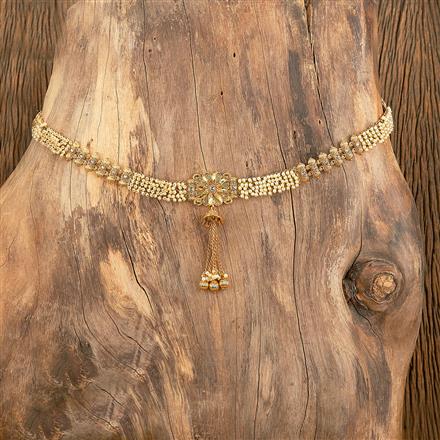 Antique Moti Belt With Gold Plating