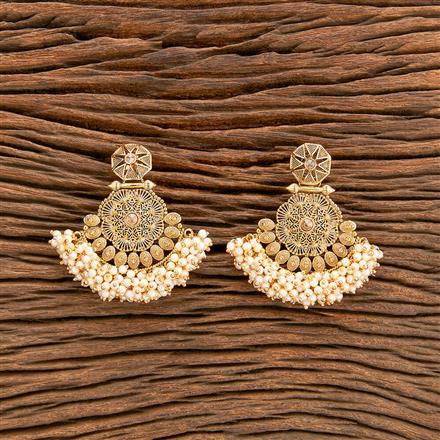 Antique Moti Earring With Gold Plating