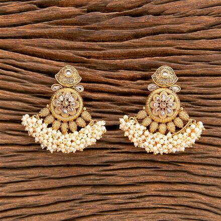 Antique Moti Earring With Gold Plating