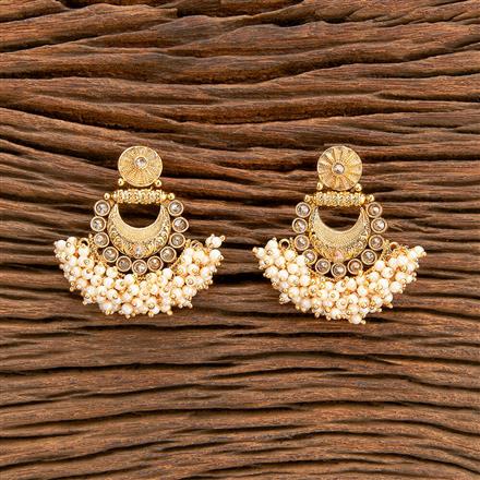 Antique Chand Earring With Gold Plating
