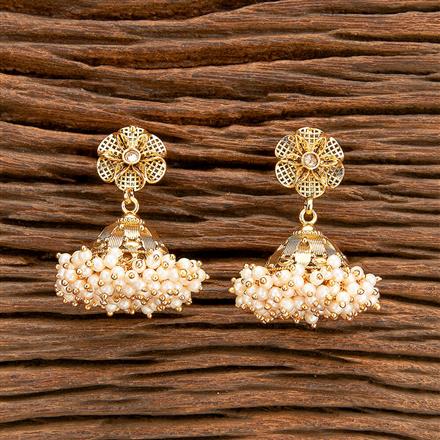 Antique Jhumki With Gold Plating