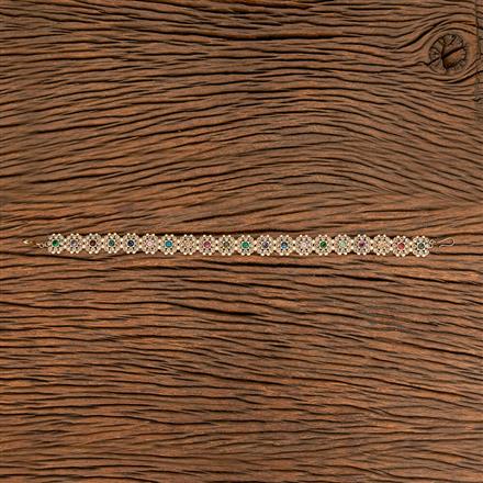 Antique Pearl Shishful With Mehndi Plating