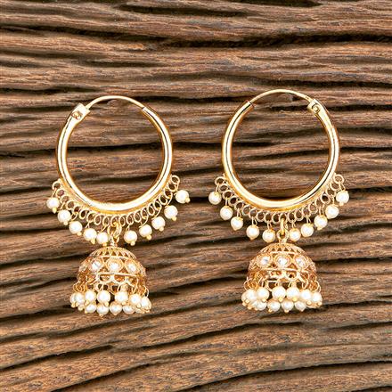 Antique Jhumki With Gold Plating