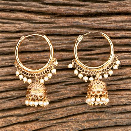 Antique Jhumki With Gold Plating