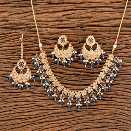 Antique Pearl Necklace With Gold Plating