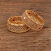 Antique Openable Bangles With Matte Gold Plating