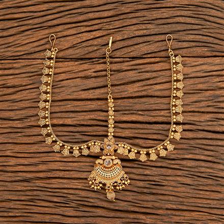 Antique Classic Damini With Matte Gold Plating