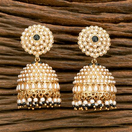 Antique Jhumki With Gold Plating