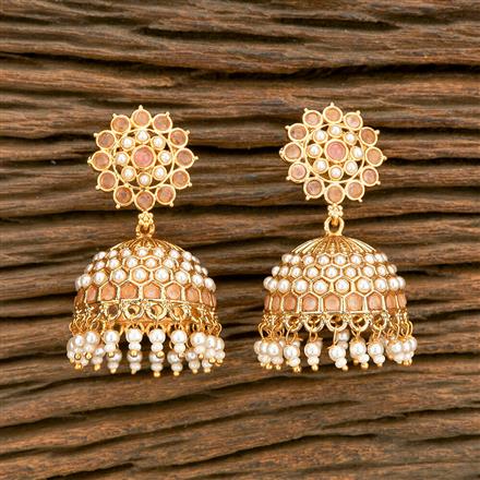 Antique Jhumki With Gold Plating