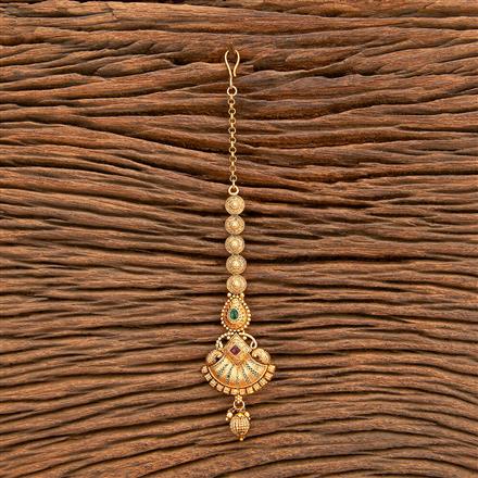 Antique Classic Tikka With Matte Gold Plating