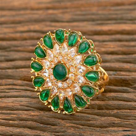 Antique Adjustable Ring With Gold Plating