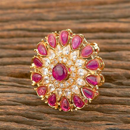 Antique Adjustable Ring With Gold Plating