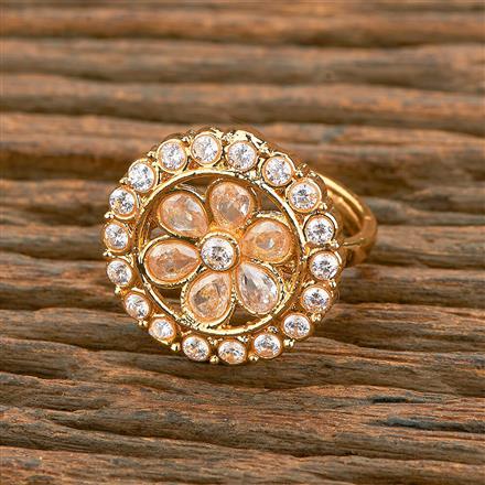 Antique Adjustable Ring With Gold Plating