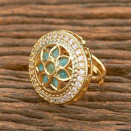 Antique Adjustable Ring With Gold Plating