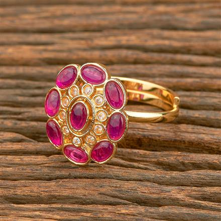 Antique Adjustable Ring With Gold Plating