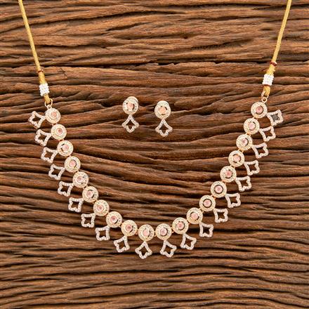 Antique Classic Necklace With Rose Gold Plating