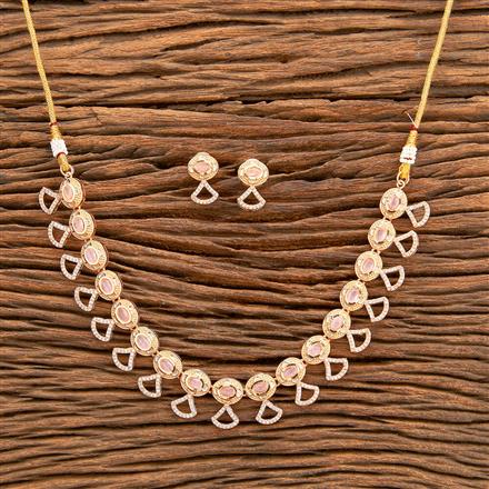 Antique Classic Necklace With Rose Gold Plating