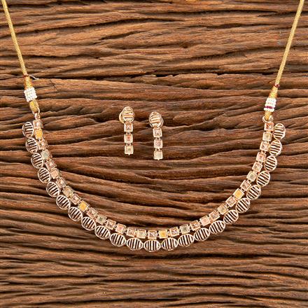Antique Delicate Necklace With Rose Gold Plating