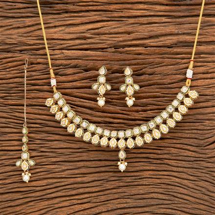Antique Meenakari Necklace With Gold Plating