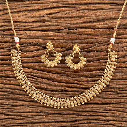 Antique Delicate Necklace With Gold Plating