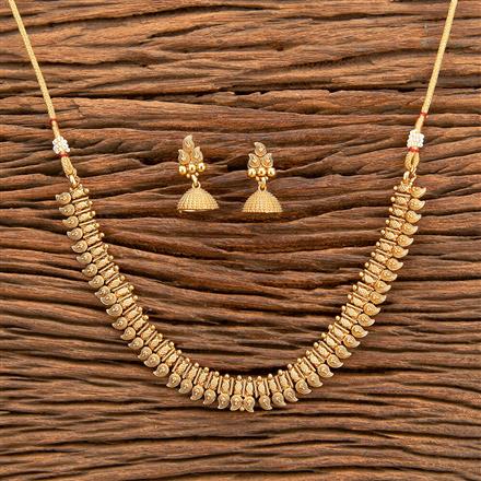 Antique Delicate Necklace With Gold Plating