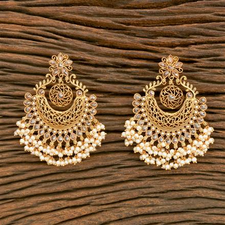Antique Chand Earring With Gold Plating