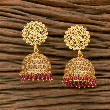 Antique Jhumki With Gold Plating