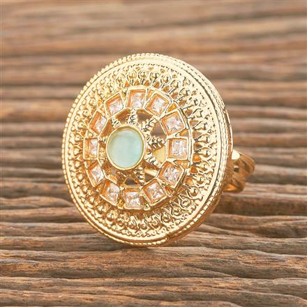 Antique Adjustable Ring With Gold Plating